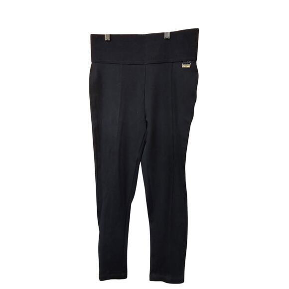 Calvin Klein Women's Power Stretch Black Leggins Medium Size 27" x 24" - Picture 3 of 6